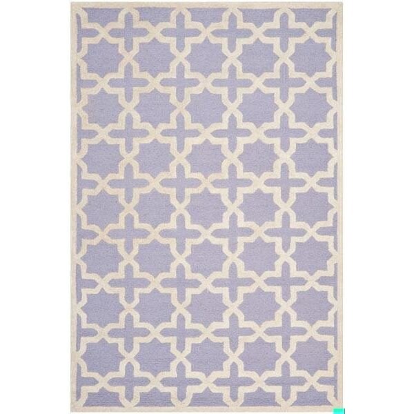 Safavieh Cambridge Hand Tufted Runner RugLavander & Ivory 2 ft.-6 in. x 6 ft. - CAM125C-26