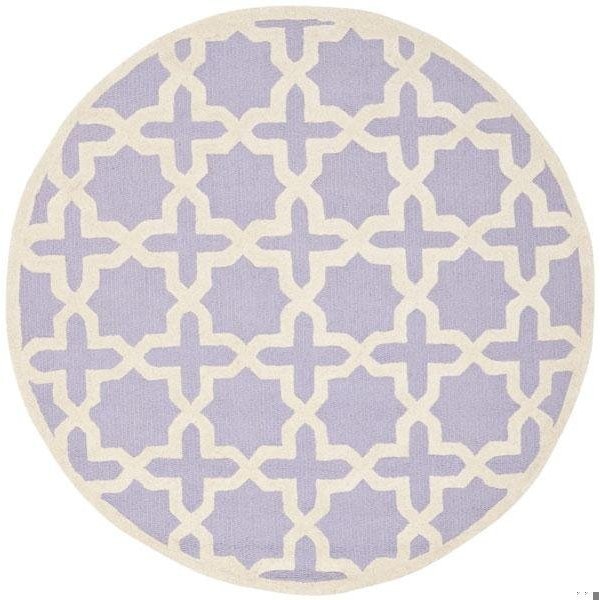 Safavieh Cambridge Hand Tufted Runner RugLavander & Ivory 2 ft.-6 in. x 6 ft. - CAM125C-26