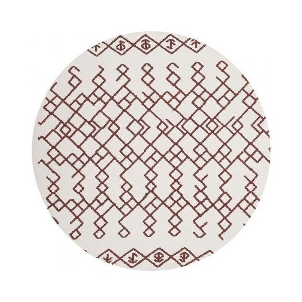 Safavieh Cedar Brook Hand Loomed Runner Rug, Ivory and Rust - 2 ft.-3 in. x 8 ft. - CDR501D-28