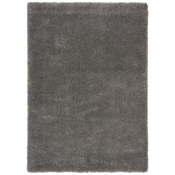 Safavieh 5 ft. 3 in. x 7 ft. 6 in. Royal Shag 100 Rectangle Power-Loomed Rug Dark Gray - RYG115I-5