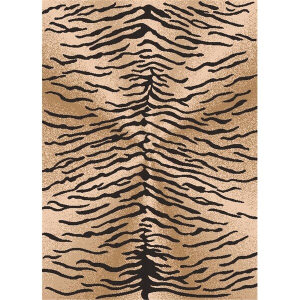 Safavieh 2 Ft. -7 In. X 5 Ft. Small Rectangle Indoor-Outdoor Courtyard- Gold And Natural- Machine Made Rug - CY6953-49-3