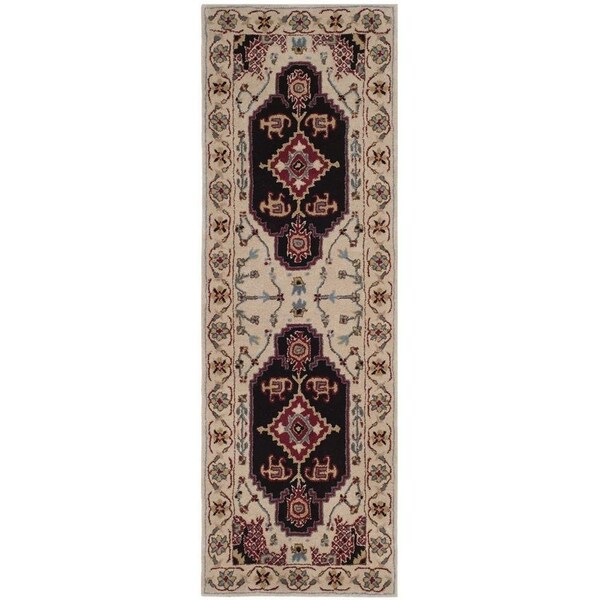 Safavieh 8 x 10 ft. Bellagio Hand Tufted Large Rectangle Area RugBeige & Black - BLG549A-8