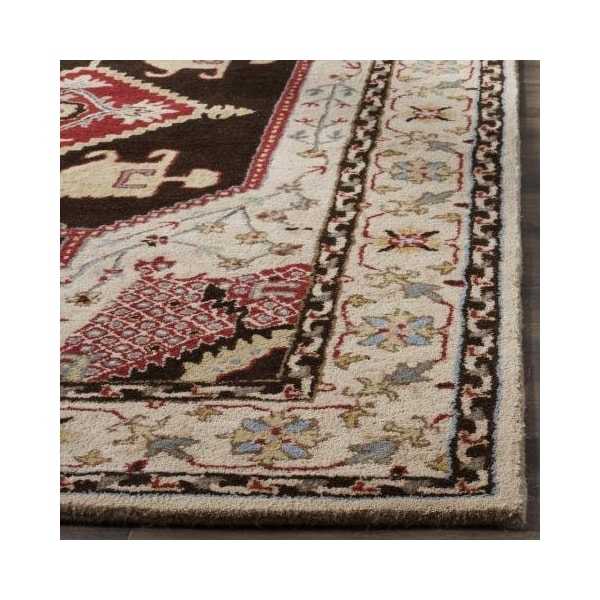 Safavieh 8 x 10 ft. Bellagio Hand Tufted Large Rectangle Area RugBeige & Black - BLG549A-8
