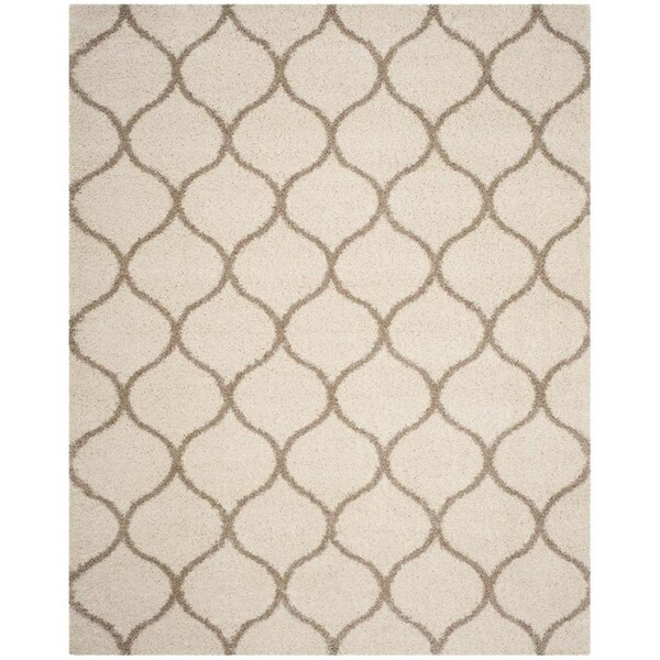 Safavieh Hudson Shag Large Rectangle Area RugIvory & Beige 10 x 14 ft. - SGH280D-10