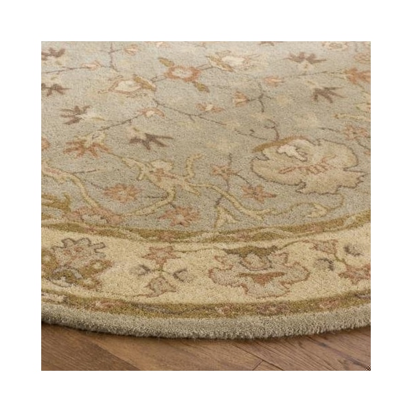 Safavieh Antiquity Hand Tufted Small Rectangle Area RugLight Grey & Beige 3 x 5 ft. - AT62A-3