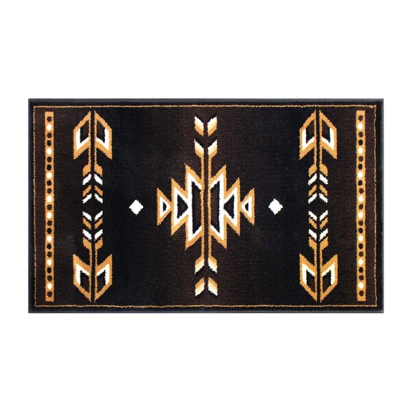 Flash Furniture Brown 2' x 3' Southwestern Arrow Motif Area Rug - KP-RGB9072-23-BN-GG