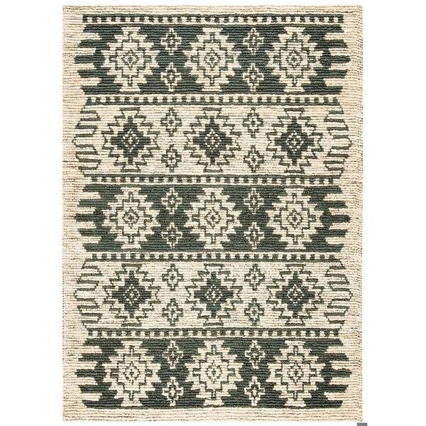 Safavieh Bohemian Rectangle Hand Loomed RugsGrey & Beige 4 x 6 ft. - BOH704F-4