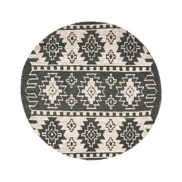 Safavieh Bohemian Rectangle Hand Loomed RugsGrey & Beige 4 x 6 ft. - BOH704F-4