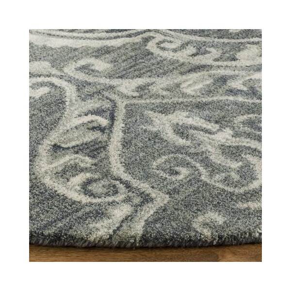 Safavieh Blossom Hand Tufted Runner RugBlue & Sage 2 ft.-3 in. x 8 ft. - BLM603M-28