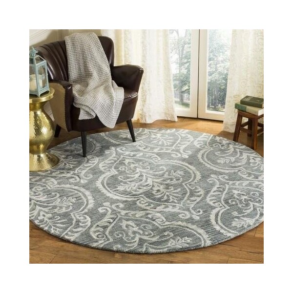 Safavieh Blossom Hand Tufted Runner RugBlue & Sage 2 ft.-3 in. x 8 ft. - BLM603M-28