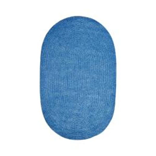 Better Trends 30 x 50 in. Chenille Reversible Rug - Smoke Blue - BRCR3050SB