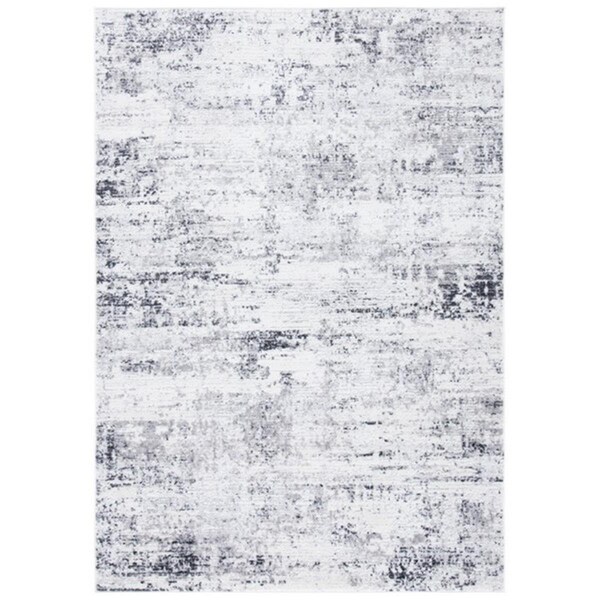 Safavieh 10 x 14 ft. Amelia 700 Power Loomed Rectangle Area Rug, Ivory & Grey - ALA700C-10