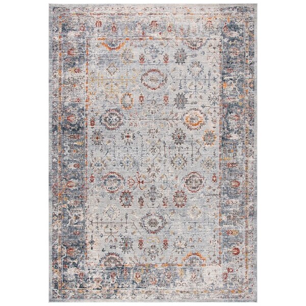 Safavieh 4 x 6 ft. Rectanglar History 500 Rug Light Grey & Navy - HIS580F-4