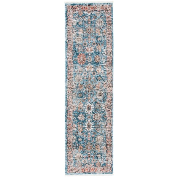Safavieh 2 ft. 6 in. x 6 ft. Shivan 797M Power Loomed Runner Area Rug Blue & Red - SHV797M-2660
