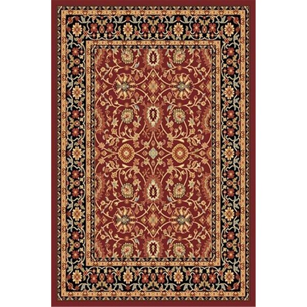 Dynamic Rugs Yazd 7.10 x 10.10 2803-390 Rug - Red-Black - YA9122803390