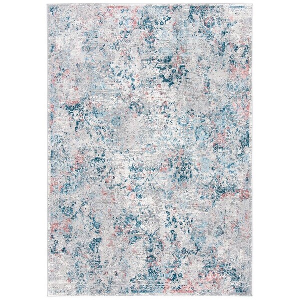 Safavieh Meadow Contemporary Area Runner Rug, Light Grey & Blue - 2 x 8 ft. - MDW583G-28