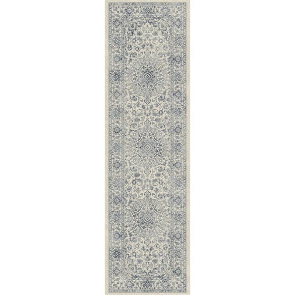 Dynamic Rugs Ancient Garden Cream Medallion 2 ft. 2 in. x 7 ft. 7 in. Indoor Runner - AN28571096666