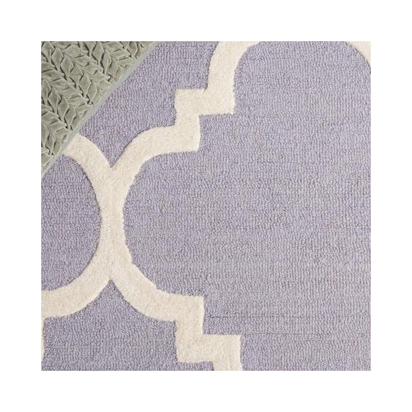 Safavieh Cambridge Hand Tufted Runner Rug- Silver - Ivory- 2 ft. 6 in. x 16 ft. - CAM140D-216