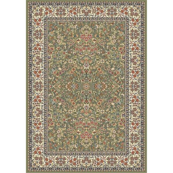 Dynamic Rugs Ancient Garden 2 ft. x 3 ft. 11 in. 57078-4444 Rug - Green/Ivory - AN24570784444