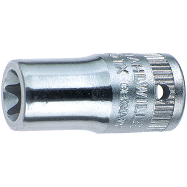 Stahlwille Tools 6, 3 mm (1/4") Sockets SizeE8 TORX Size7, 5 mm in L.23 mm - 01270008