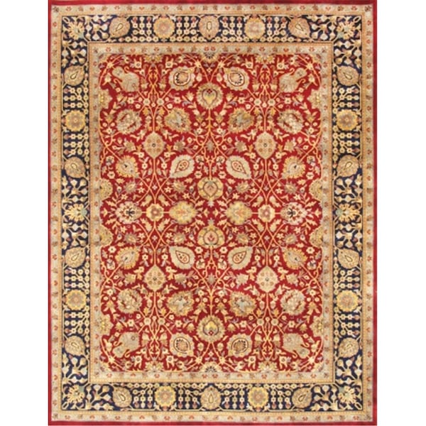Pasargad Home Baku Collection Hand-Knotted Lamb'S Wool Area Rug- 8 Ft. 11 In. X 11 Ft. 7 In. - P-433 9X12