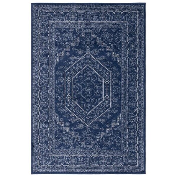 Safavieh Adirondack Power Loomed Rectangle RugNavy & Ivory 8 x 10 ft. - ADR108N-8