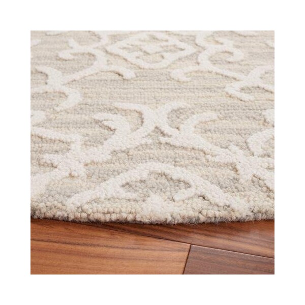 Safavieh Blossom Hand Tufted Runner Rug, Grey and Ivory - 2 ft.-3 in. x 8 ft. - BLM104A-28