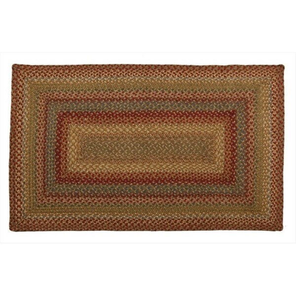 Homespice Decor Azalea Hudson Jute Braided Rugs - Placemats - Rectangle - set of 4 - 595140