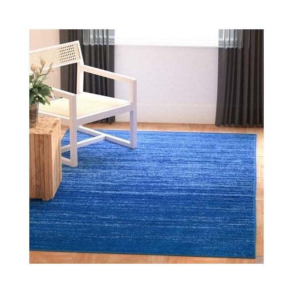 Safavieh Adirondack Power Loomed Rectangle Rug, Light Blue - Dark Blue, 2 Ft. 6 In. X 4 Ft. - ADR113F-24