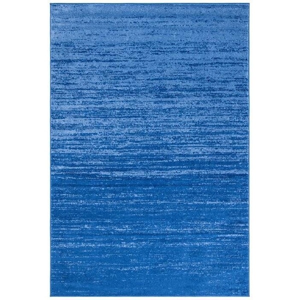Safavieh Adirondack Power Loomed Rectangle Rug, Light Blue - Dark Blue, 2 Ft. 6 In. X 4 Ft. - ADR113F-24