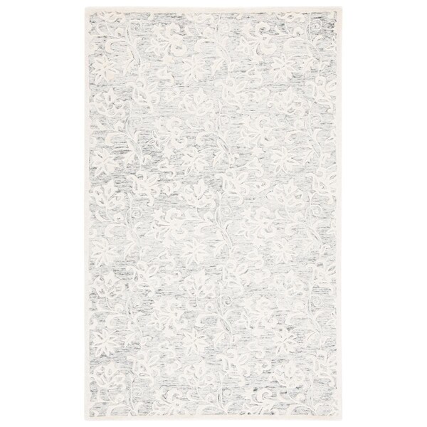 Safavieh 3 x 5 ft. Metro Contemporary Rectangle Area Rug Grey & Ivory - MET853F-3