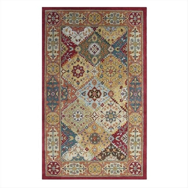 Safavieh 5 x 8 ft. Medium Rectangle- Traditional Heritage Multi Hand Tufted Rug - HG512A-5