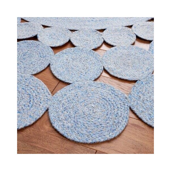 Safavieh 3 x 3 ft. Cape Cod Round Area Rug, Blue - CAP226M-3R