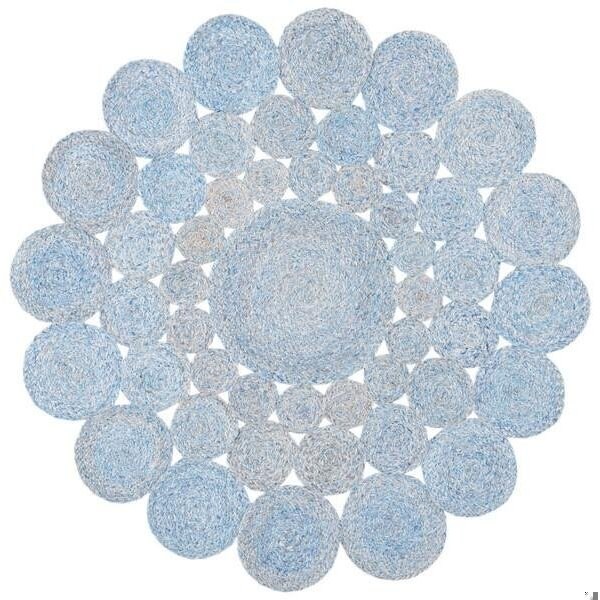 Safavieh 3 x 3 ft. Cape Cod Round Area Rug, Blue - CAP226M-3R