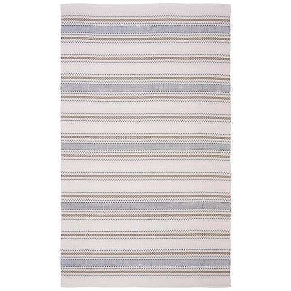 Safavieh 4 x 6 ft. Montauk Hand Loomed Rectangle RugBlue & Beige - MTK536M-4