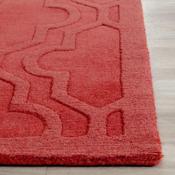 Safavieh 7 Ft.-6 In. X 9 Ft.-6 In. Impressions Hand Loomed Large Rectangle Area Rug, Rust - IM351A-8