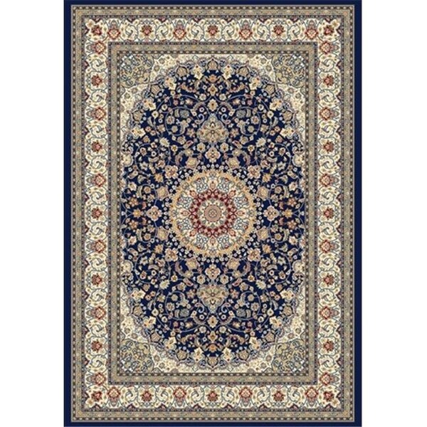 Dynamic Rugs Dynamic Rugs AN710571193434 Ancient Garden 6 ft. 7 in. x 9 ft. 6 in. 57119-3434 Rug - Blue/Ivory - AN710571193434