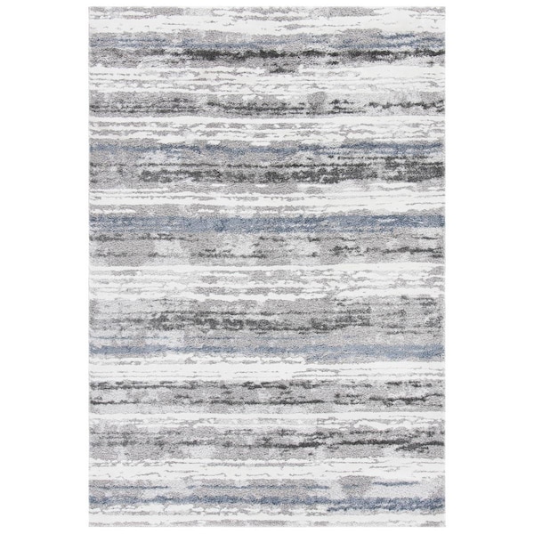 Safavieh 6 ft. 7 in. x 9 ft. Century 300 Power Loomed Rectangle Area Rug Grey & Blue - CTY322G-6