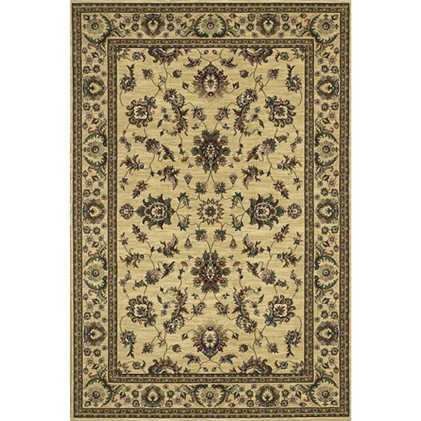 Sphinx By Oriental Weavers Area Rugs, Ariana 311I3 8' Square Square - Ivory/ Green-Polypropylene - A311I3240240SQ