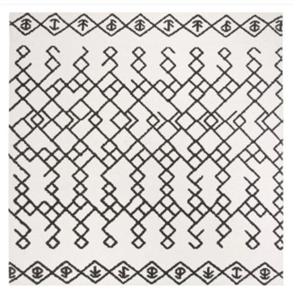 Safavieh 4 x 6 ft. Cedar Brook Rectangle Hand-Loomed Rug Ivory & Gray - CDR101F-4