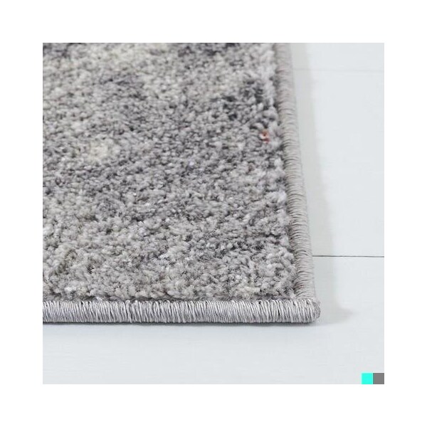 Safavieh Square Adirondack Contemporary Area Rug, Orange & Grey - 6 x 6 ft. - ADR134P-6SQ