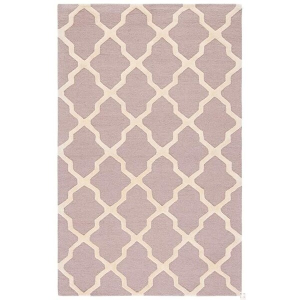 Safavieh 3 x 5 ft. Small Rectangle Transitional Cambridge- Beige and Ivory Hand Tufted Rug - CAM121J-3