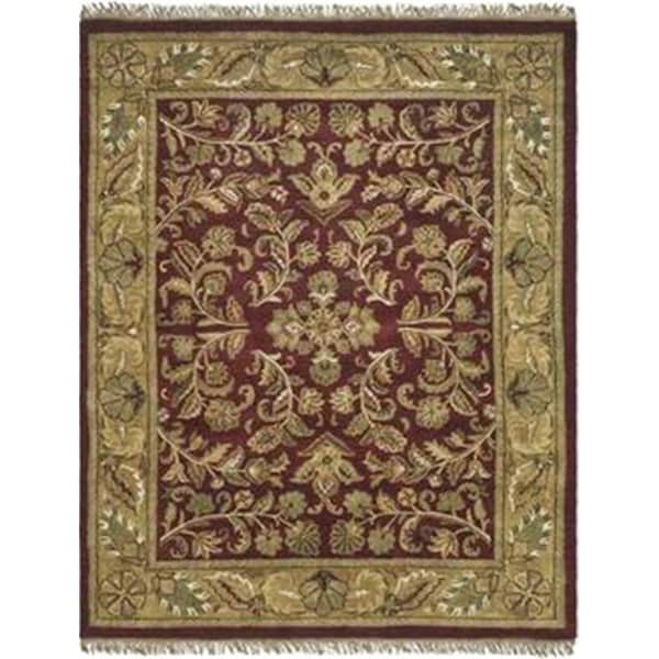 Safavieh 3 x 5 ft. Small Rectangle- Traditional Heritage Red And Gold Hand Tufted Rug - HG170A-3