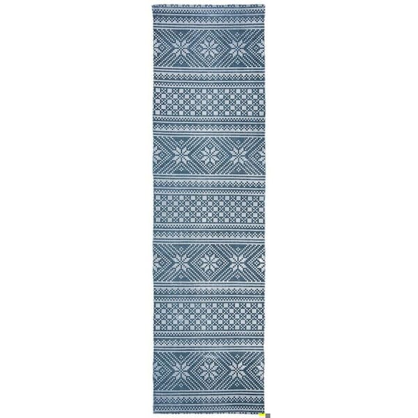 Safavieh 3 x 5 ft. Cedar Brook Rectangle Hand-Loomed Rug Blue & Ivory - CDR711M-3