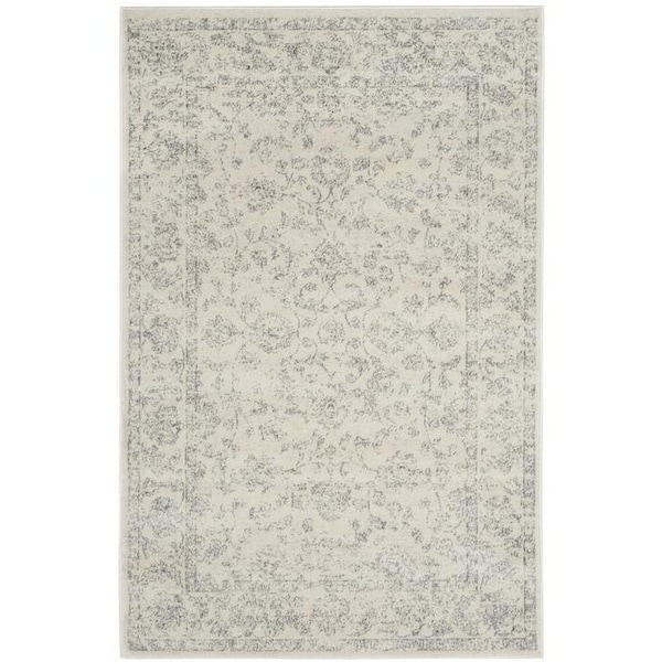 Safavieh 2 ft.-3 in. x 12 ft. Carnegie Power Loomed Runner Rug, Cream and Grey - CNG621D-212