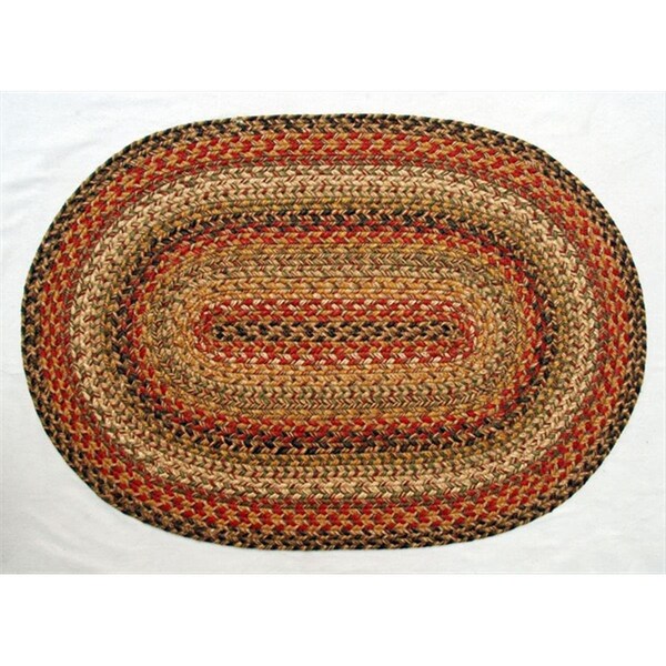 Homespice Decor Kingston Hudson Jute Braided Rugs - Oval - 504098