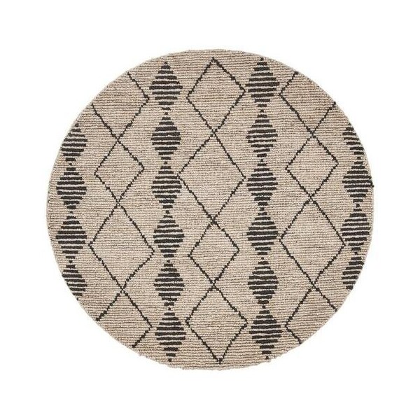 Safavieh Bohemian Rectangle Hand Loomed RugsBeige & Black 2 ft.-6 in. x 8 ft. - BOH703Z-28