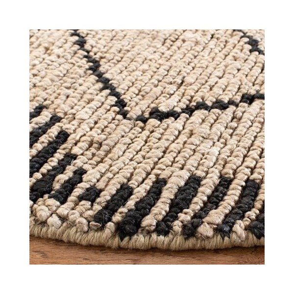 Safavieh Bohemian Rectangle Hand Loomed RugsBeige & Black 2 ft.-6 in. x 8 ft. - BOH703Z-28