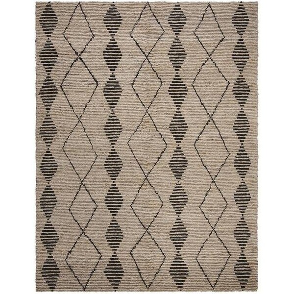 Safavieh Bohemian Rectangle Hand Loomed RugsBeige & Black 2 ft.-6 in. x 8 ft. - BOH703Z-28