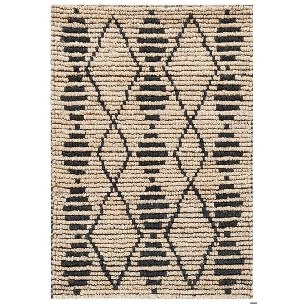 Safavieh Bohemian Rectangle Hand Loomed RugsBeige & Black 2 ft.-6 in. x 8 ft. - BOH703Z-28